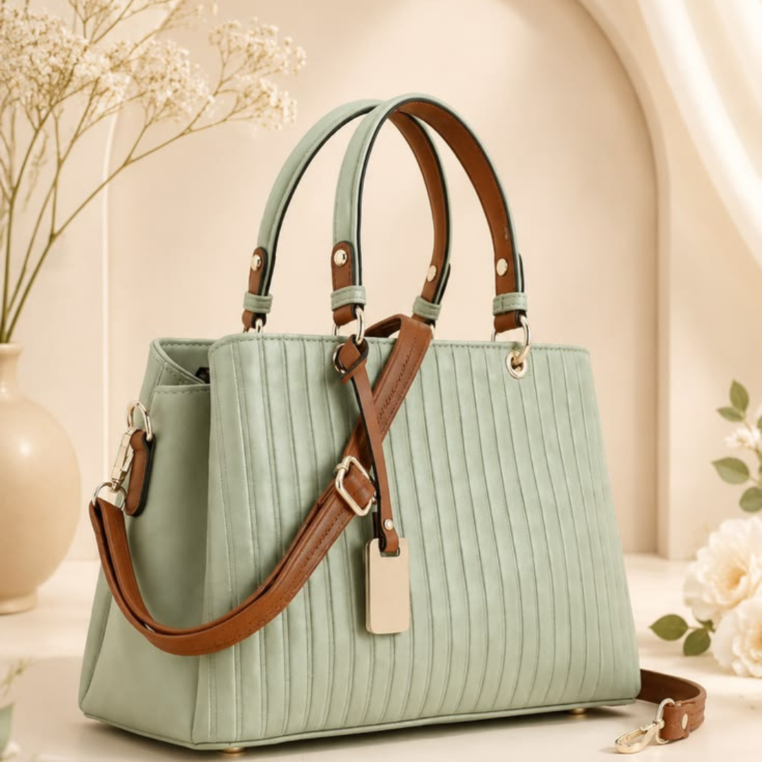 Girl's Leather Textured Hand Bag