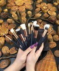 Zoeva 15pc Makeup Brushes Set with Leather Pouch