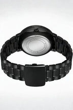 Stainless Steel Spinning Watch Black Red Pakistani