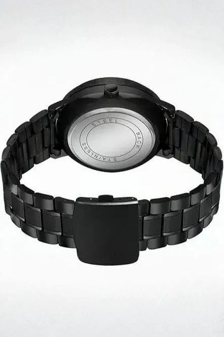 Stainless Steel Spinning Watch Black Red Pakistani