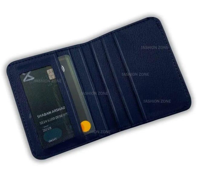 Men's Leather Wallet Black Orange Gray Puma Logo