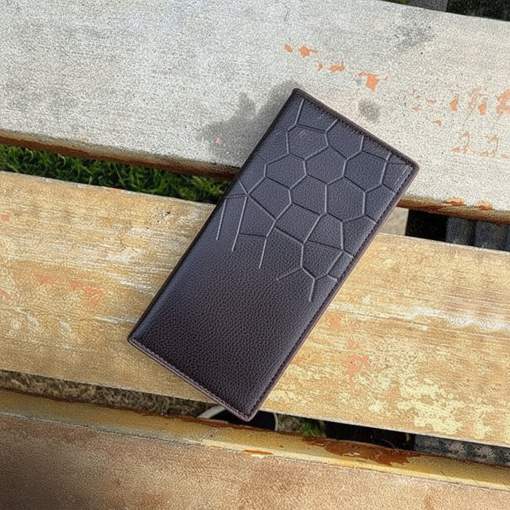 Premium Leather Wallet for Men - Dark Brown, Tan, Black