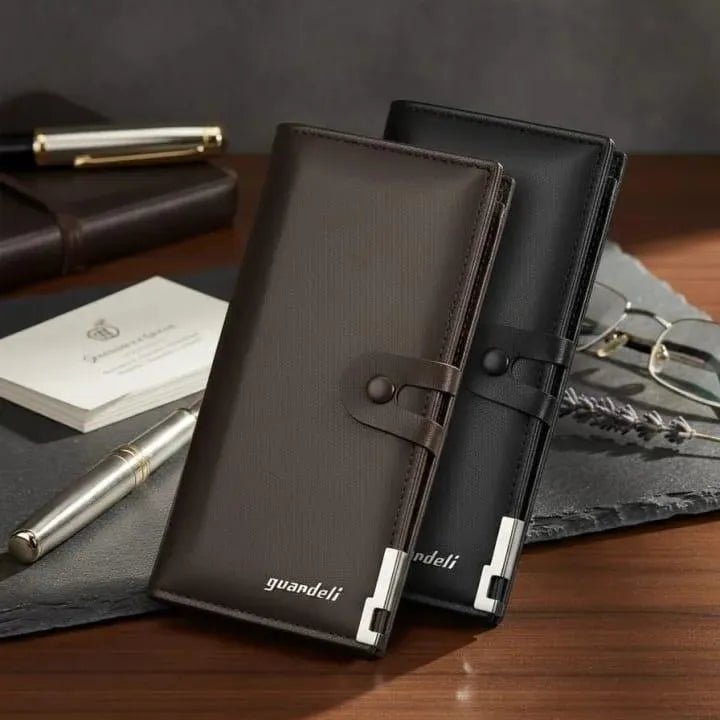 Leather Bi Fold Wallet for Men Women Multicolor