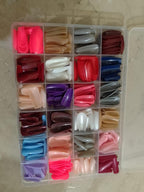 Multicolor Fake Nails Pack of 576 ABS Plastic