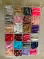 Multicolor Fake Nails Pack of 576 ABS Plastic