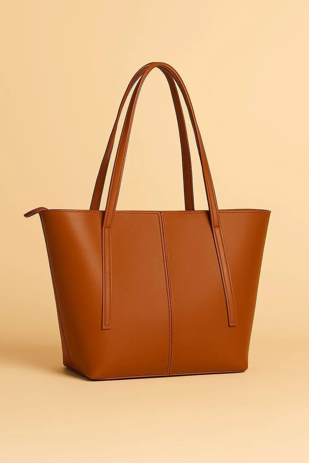 Black Rexine Women's Tote Bag 11x14" Top Handle