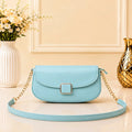 Women's Leather Plain Shoulder Bag
