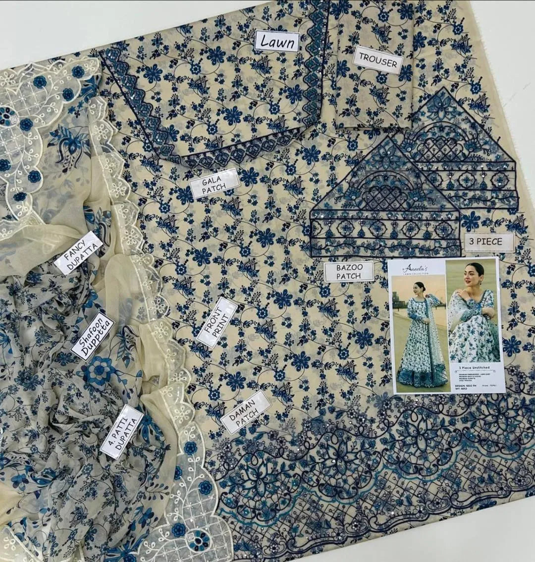 Digtal Printed Unstitched Suit 2026 Summer Collection