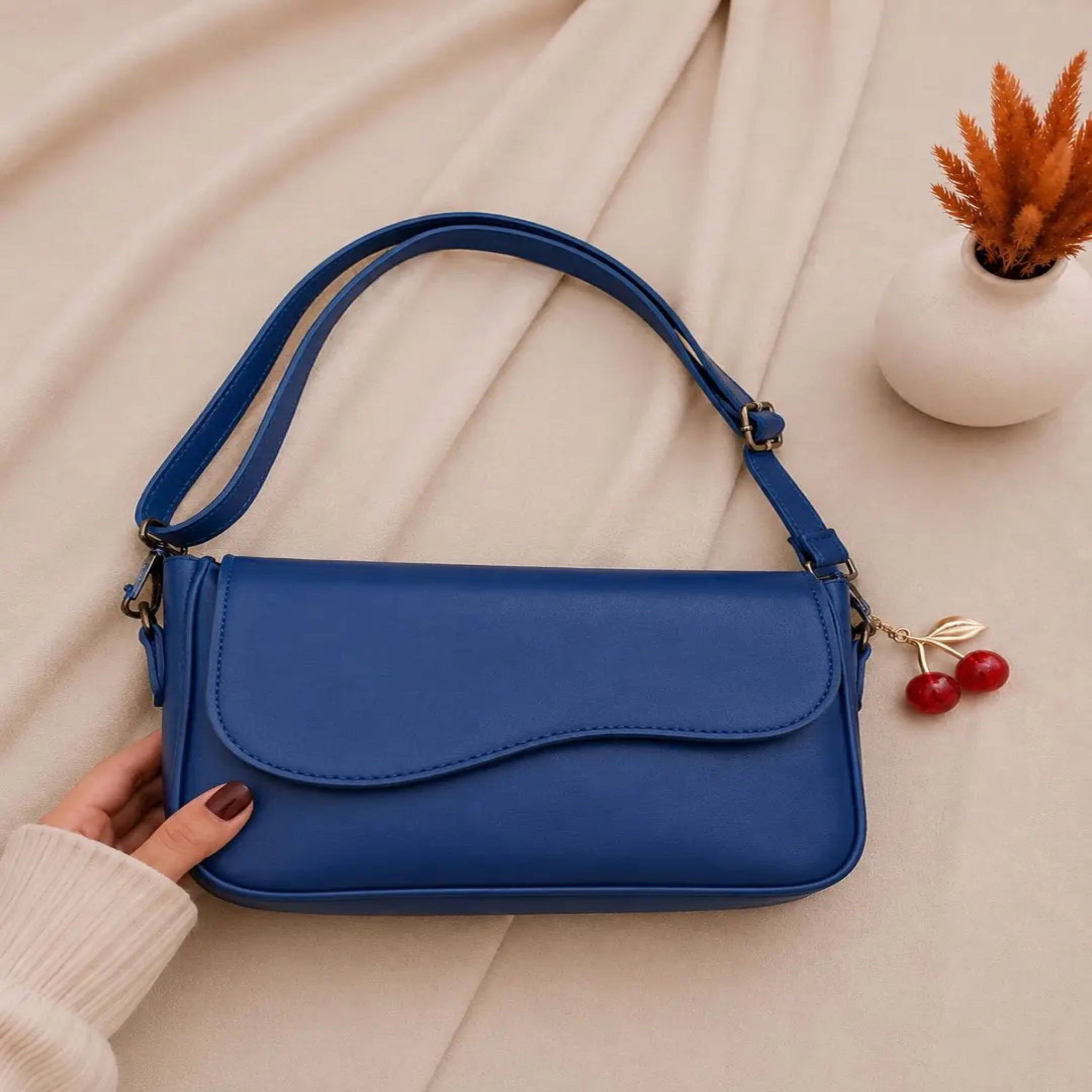 Girl's Leather Plain Purse