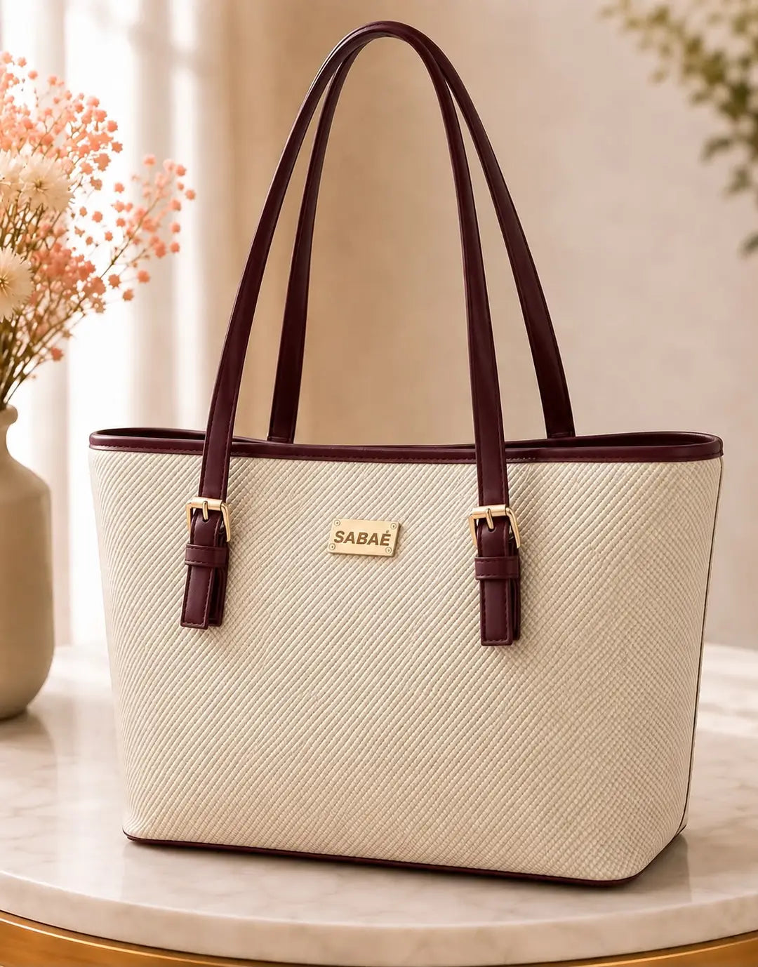 Zara Tote Bag High Quality Bag | Beige