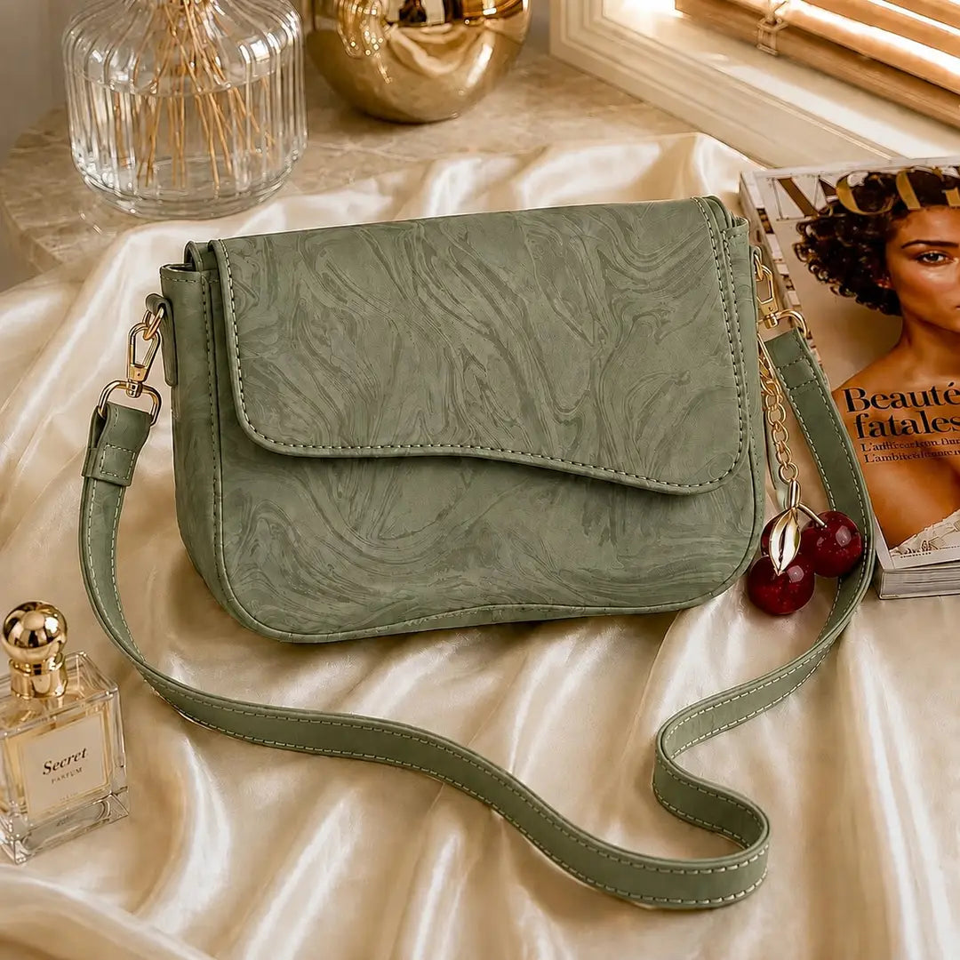 Girl's Leather Textured Hand Bag