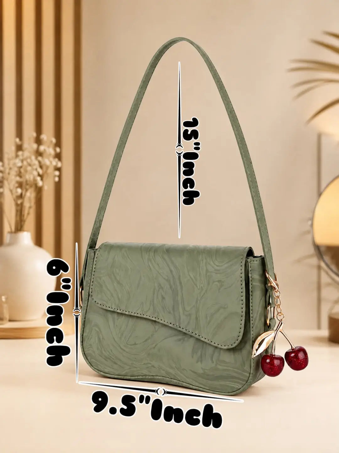 Girl's Leather Textured Hand Bag