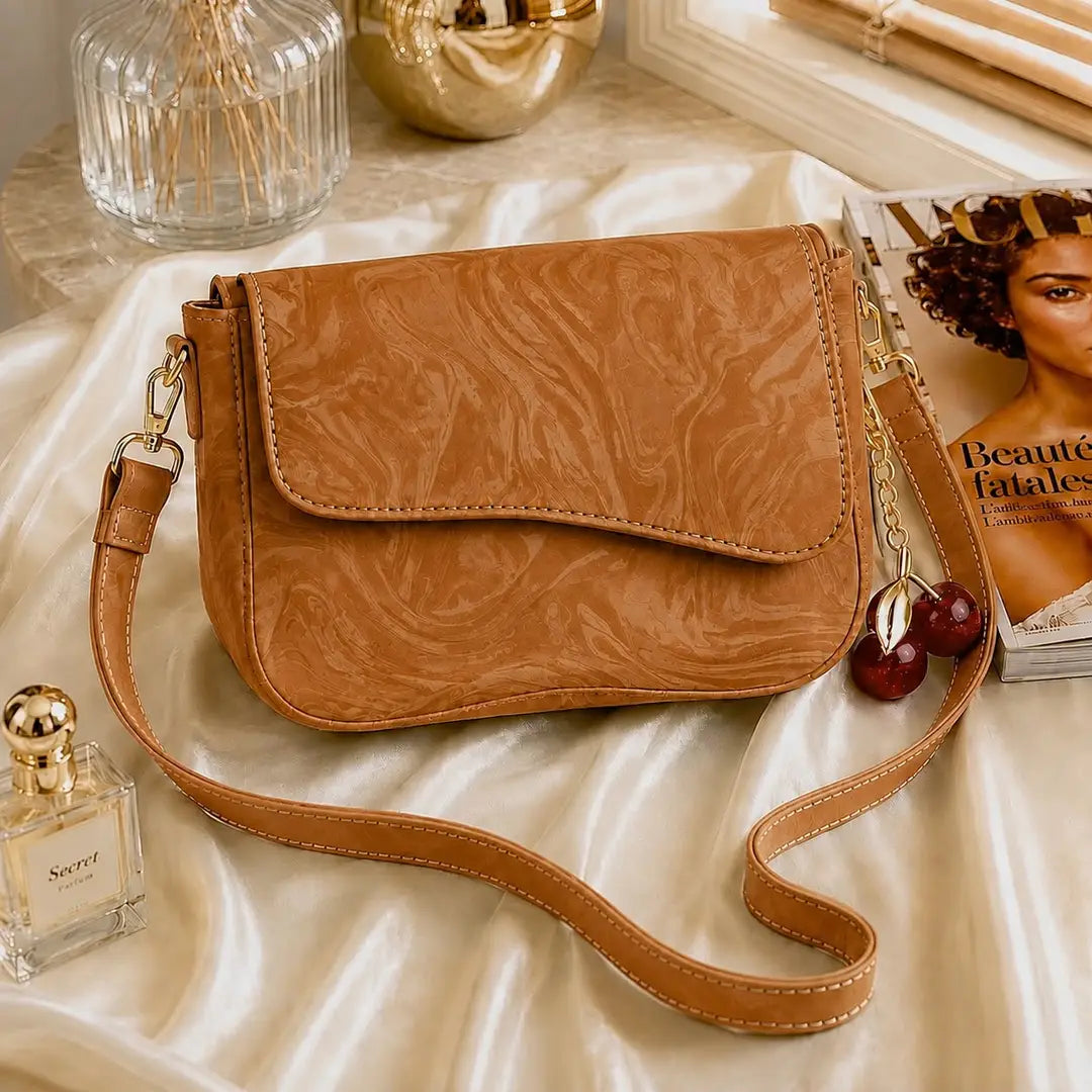 Girl's Leather Textured Hand Bag