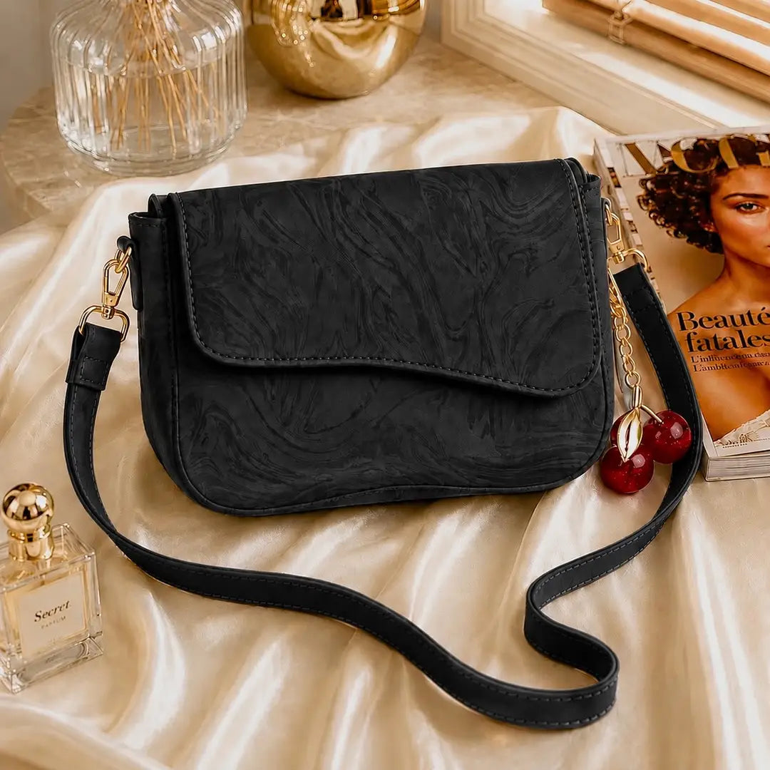 Girl's Leather Textured Hand Bag