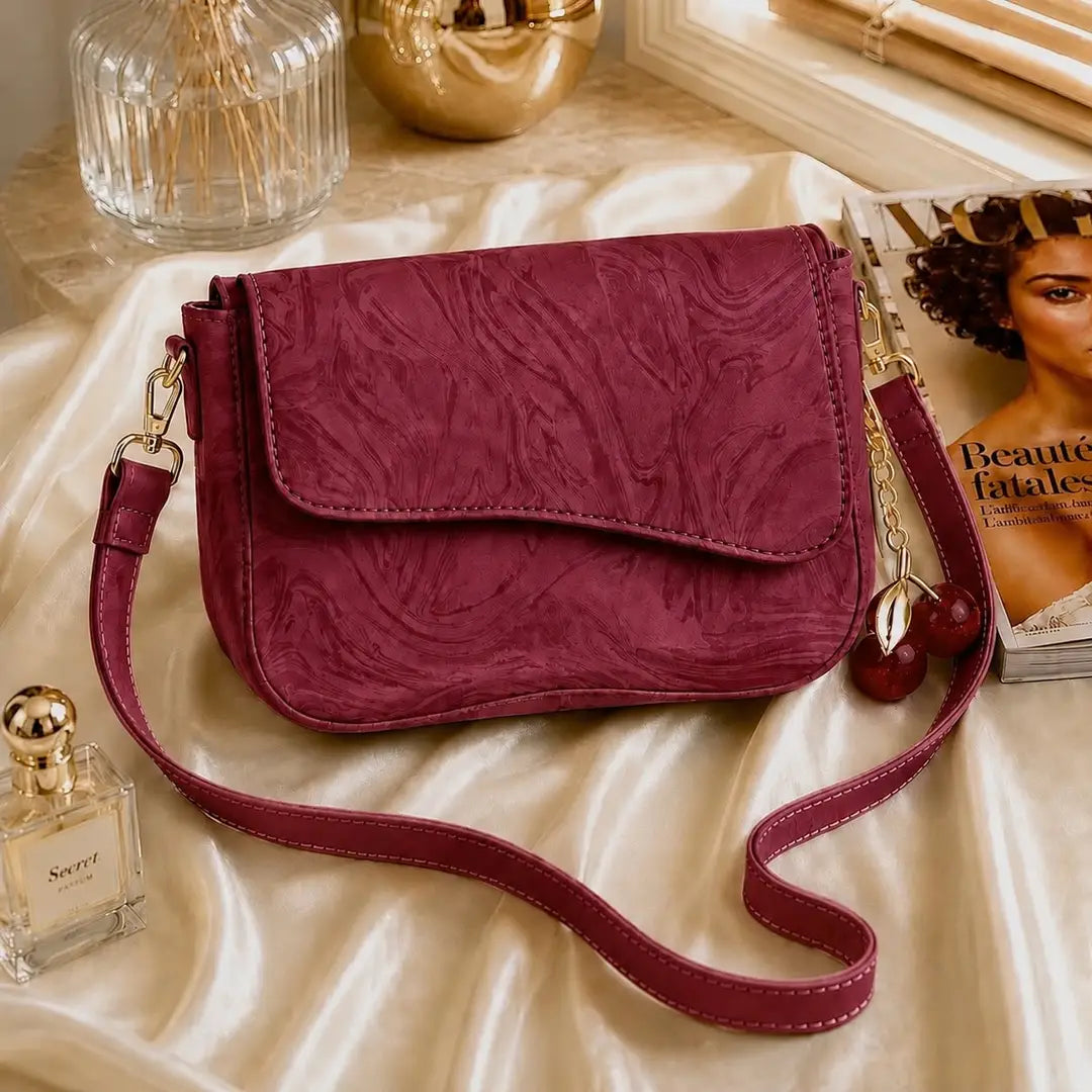 Girl's Leather Textured Hand Bag