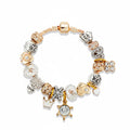 Crystal Beaded Bracelet Gold Silver Pakistani Women