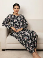 2 Pcs Women's Unstitched Printed Suit