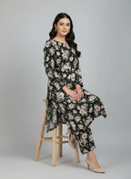 2 Pcs Women's Unstitched Printed Suit