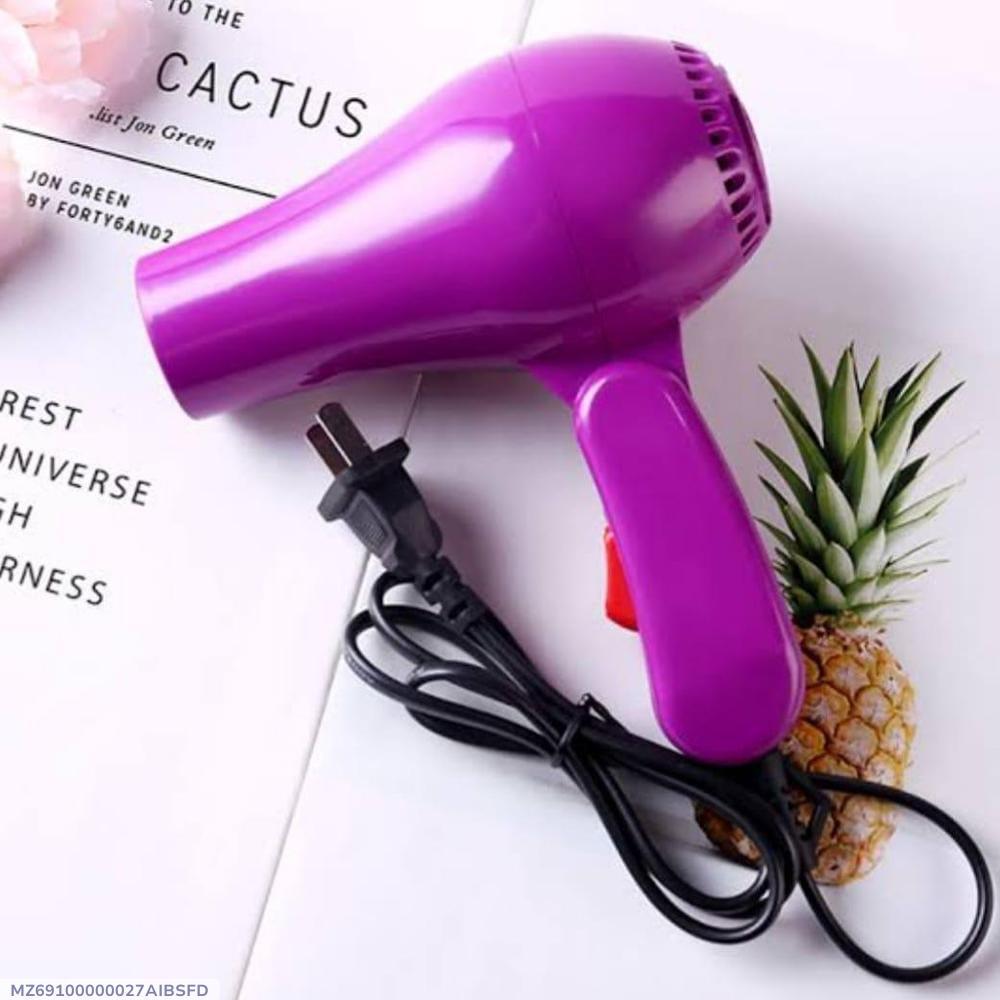 Purple Corded Hair Dryer Lightweight Portable