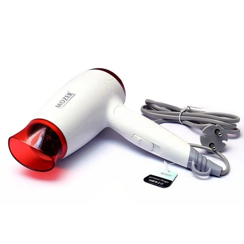 Mozer MZ-3310 Hair Dryer Red White Portable Salon Grade