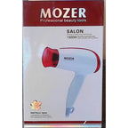 Mozer MZ-3310 Hair Dryer Red White Portable Salon Grade