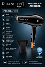 Remington Professional Hair Dryer D-6005