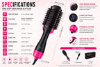 Professional Ionic Hair Dryer & Styler Brush
