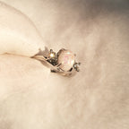 Women Couple Gem Ring White Fashion Jewelry