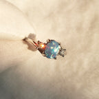 Women Couple Gem Ring White Fashion Jewelry