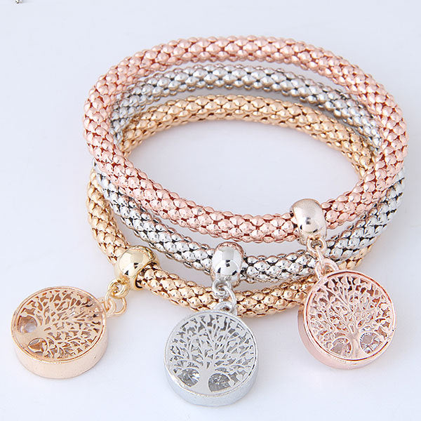 Multi Color Tree of Life Bracelet for Women