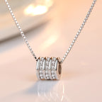 S925 Silver Korean Lucky Beads Necklace