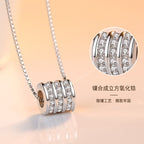 S925 Silver Korean Lucky Beads Necklace