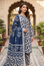 3 Pcs Women's Unstitched Printed Suit