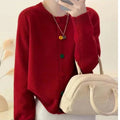 Pink Knitted Cardigan with Colorful Buttons for Women