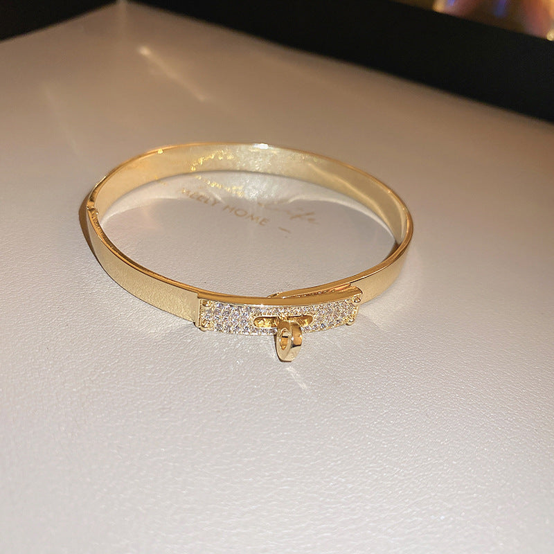 Real Gold Plated Zircon Bracelets for Women