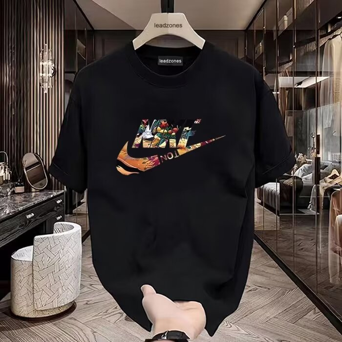 White Graphic T-Shirt Men Summer Stylish Retro