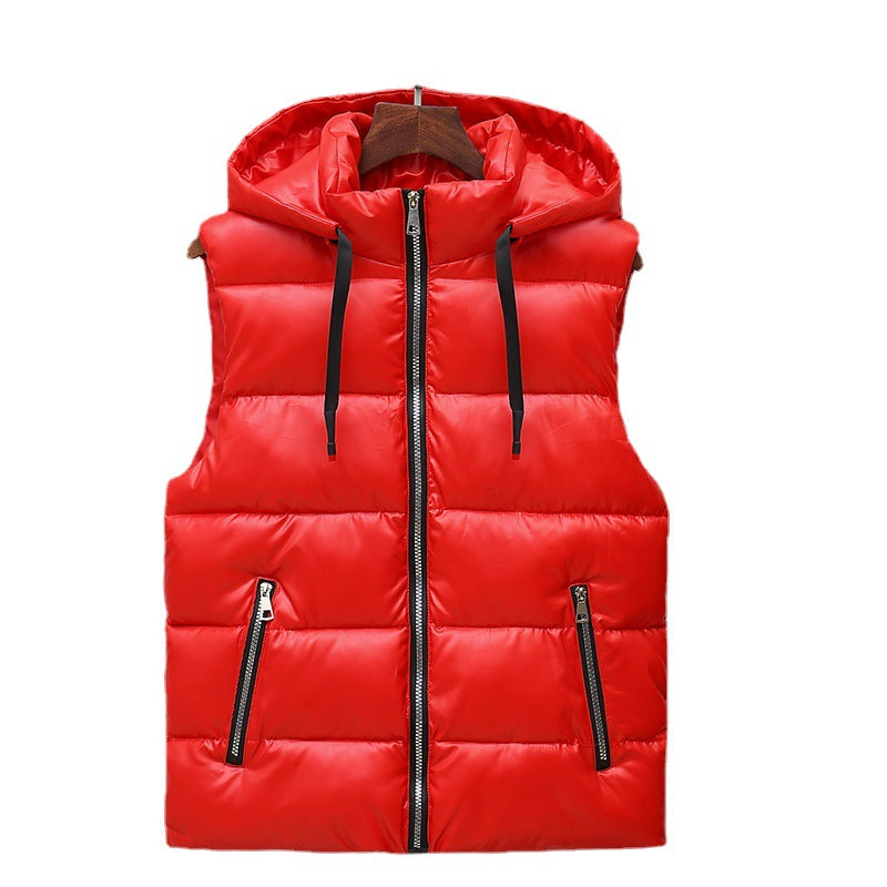 Men's Silver Hooded Puffer Vest Winter Warmth Pakistan