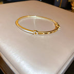 Real Gold Plated Zircon Bracelets for Women