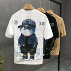 Men Cartoon Printed T-Shirt Summer Stylish Trendy