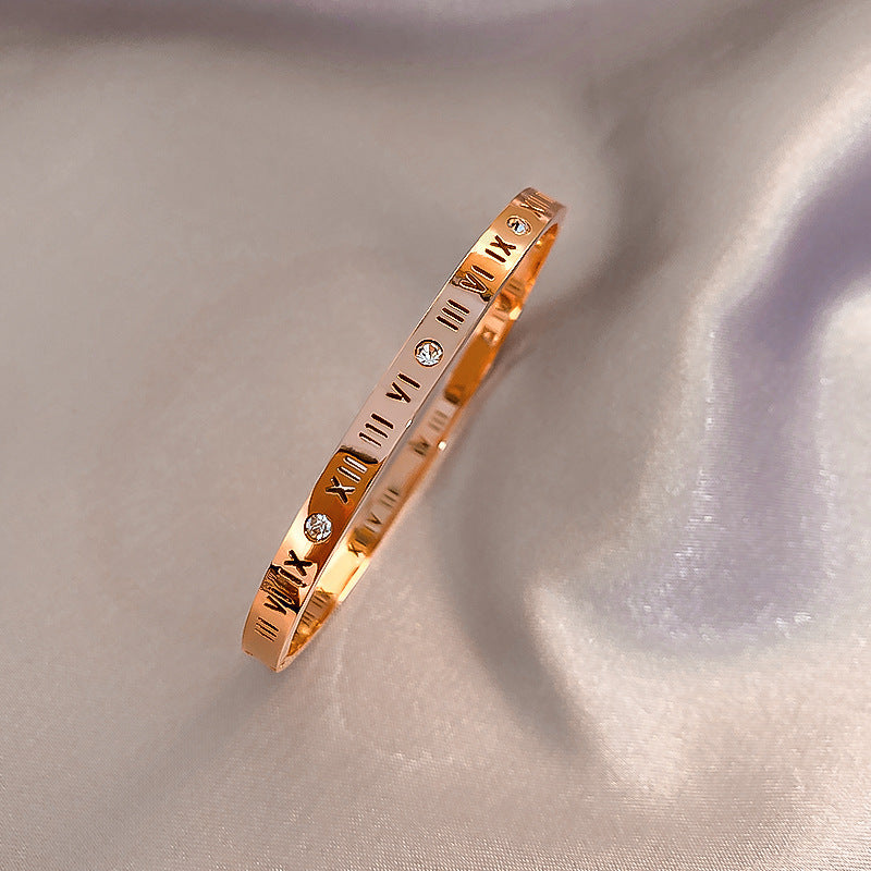Real Gold Plated Zircon Bracelets for Women