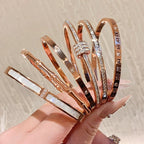 Real Gold Plated Zircon Bracelets for Women