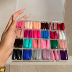 Multicolor Fake Nails Pack of 576 ABS Plastic